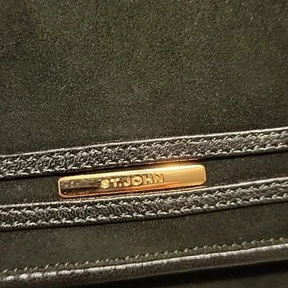 Pre-Loved St John Suede/Leather Evening Bag